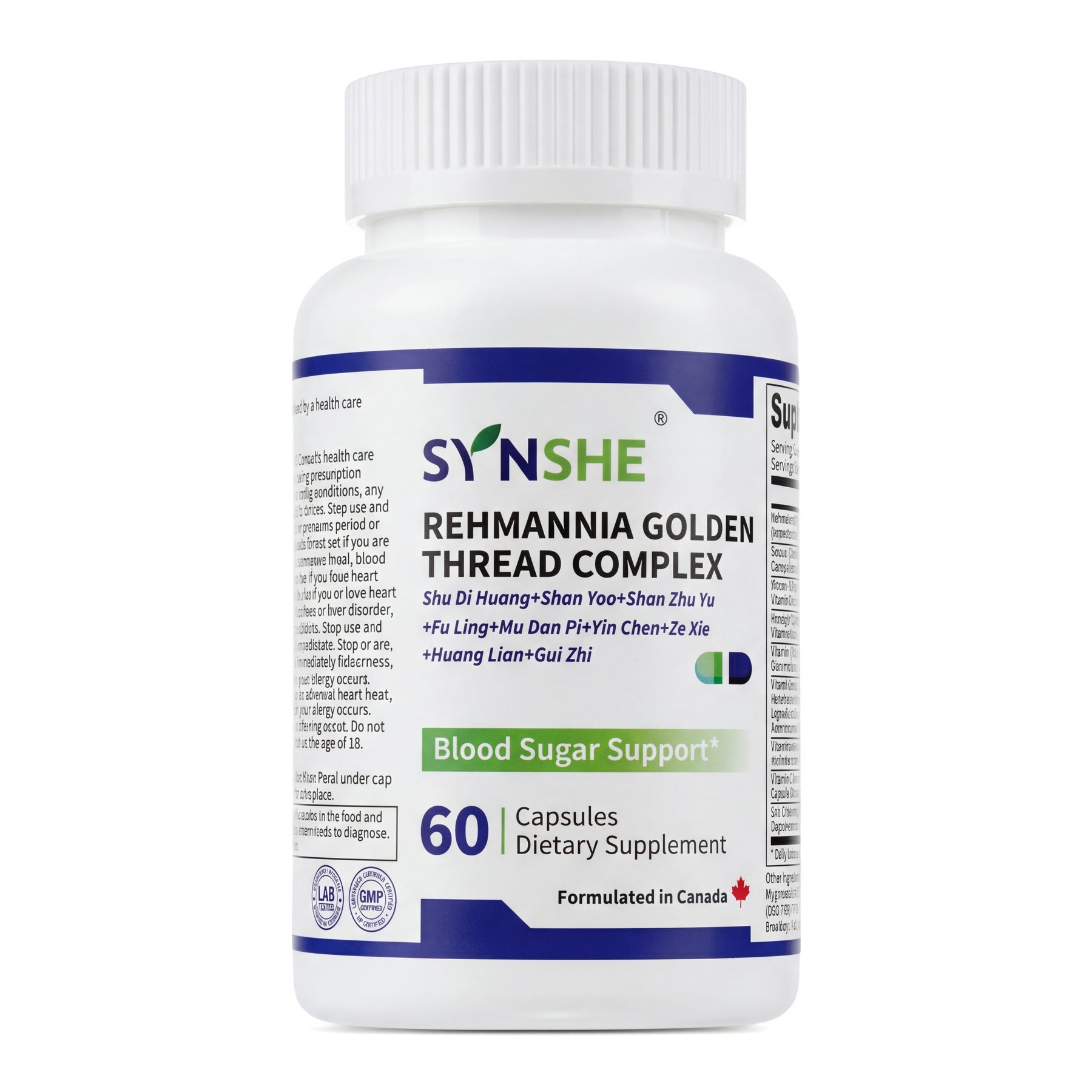 Rehmannia Golden Thread Complex - Natural Metabolic Wellness Supplement - Traditional Herbal Formula for Daily Metabolic Support & Overall Wellness