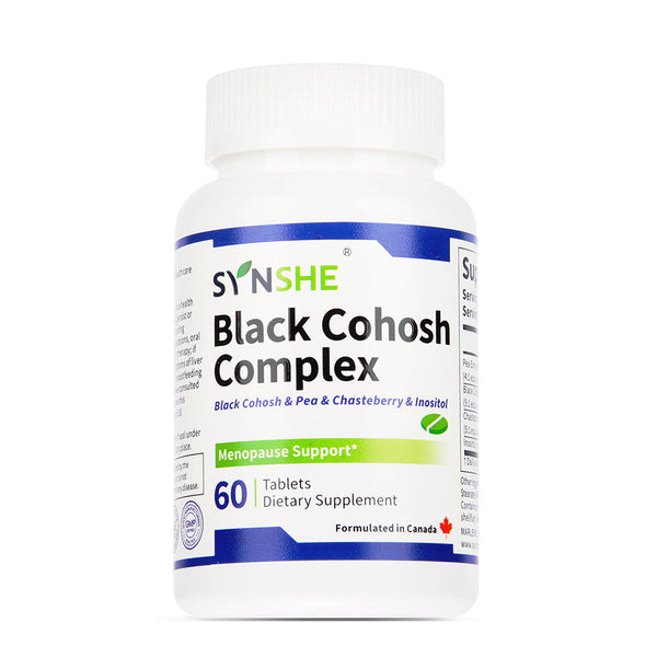 Black Cohosh Complex for Menopause Natural Estrogen Booster & Ovarian Care Supplement