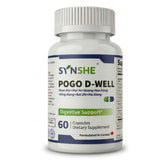 Synshe Pogo D-well - Digestive Support Supplement with Hawthorn & Botanical Blend, Stomach Comfort & Gut Health, 60 Capsules