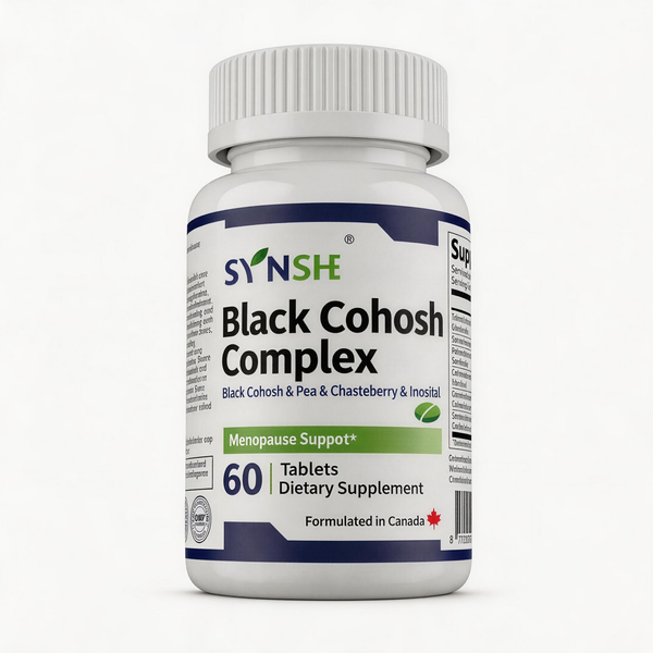 Black Cohosh Complex for Menopause Natural Estrogen Booster & Ovarian Care Supplement