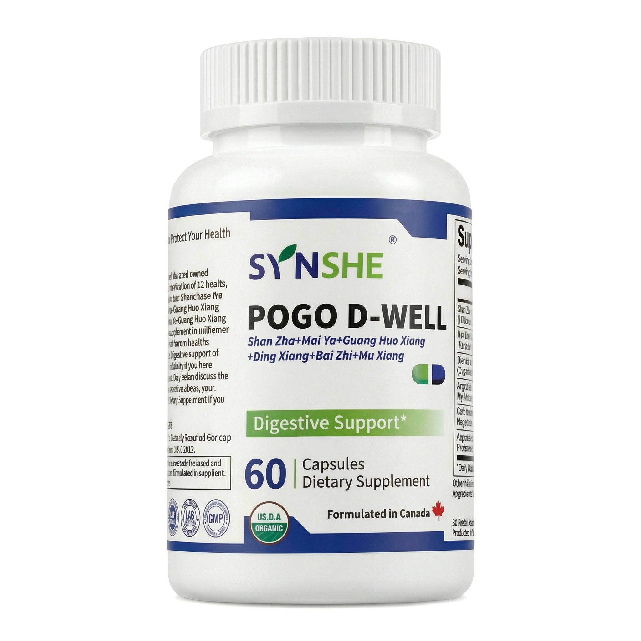 Pogo D-well Natural Digestive & Gut Health Supplement - Traditional Herbal Formula for Healthy Digestion & Daily Gastric Wellness - Supports Normal Digestive Function for Adults