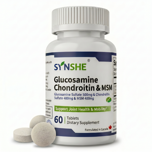 Synshe Glucosamine Chondroitin MSM Supplement - Triple-Action Joint Support with 500mg Glucosamine, 400mg Chondroitin & 400mg MSM for Cartilage Health, Joint Comfort & Mobility