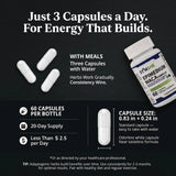 SYNSHE Epimedium Maca Complex — Epimedium & Maca Root for Sustained Energy & Vitality, Zero Caffeine, No Crash | NPN 80130899, 60 Capsules